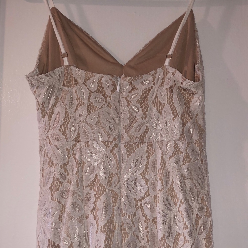 Here Comes the Sun White Lace Dress - Picture 3 of 4